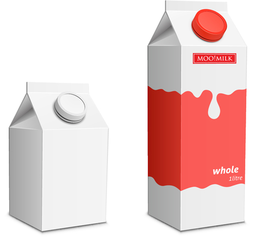 Milk Packer Carton Vector Template Free Download 500x462 Milk Packer Carton Vector Template Free Download