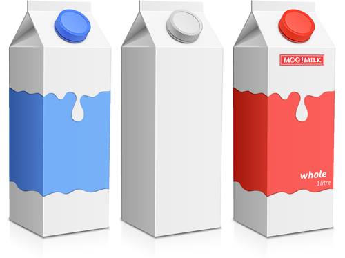 Milk Packer Carton Vector Template 500x374 Milk Packer Carton Vector Template