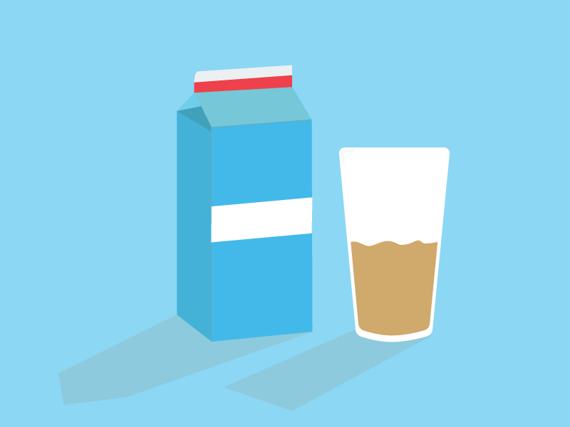 800x600 Chocolate Milk Glass Next To Milk Carton