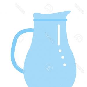 300x300 Photostock Vector Milk Jug Or Pitcher Vector Illustration Jug