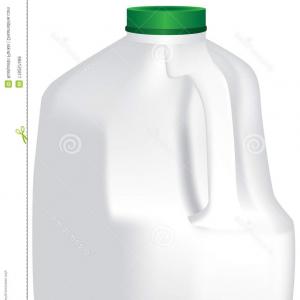 300x300 Dairy Product In Plastic Packaging Gallon Of Milk Vector