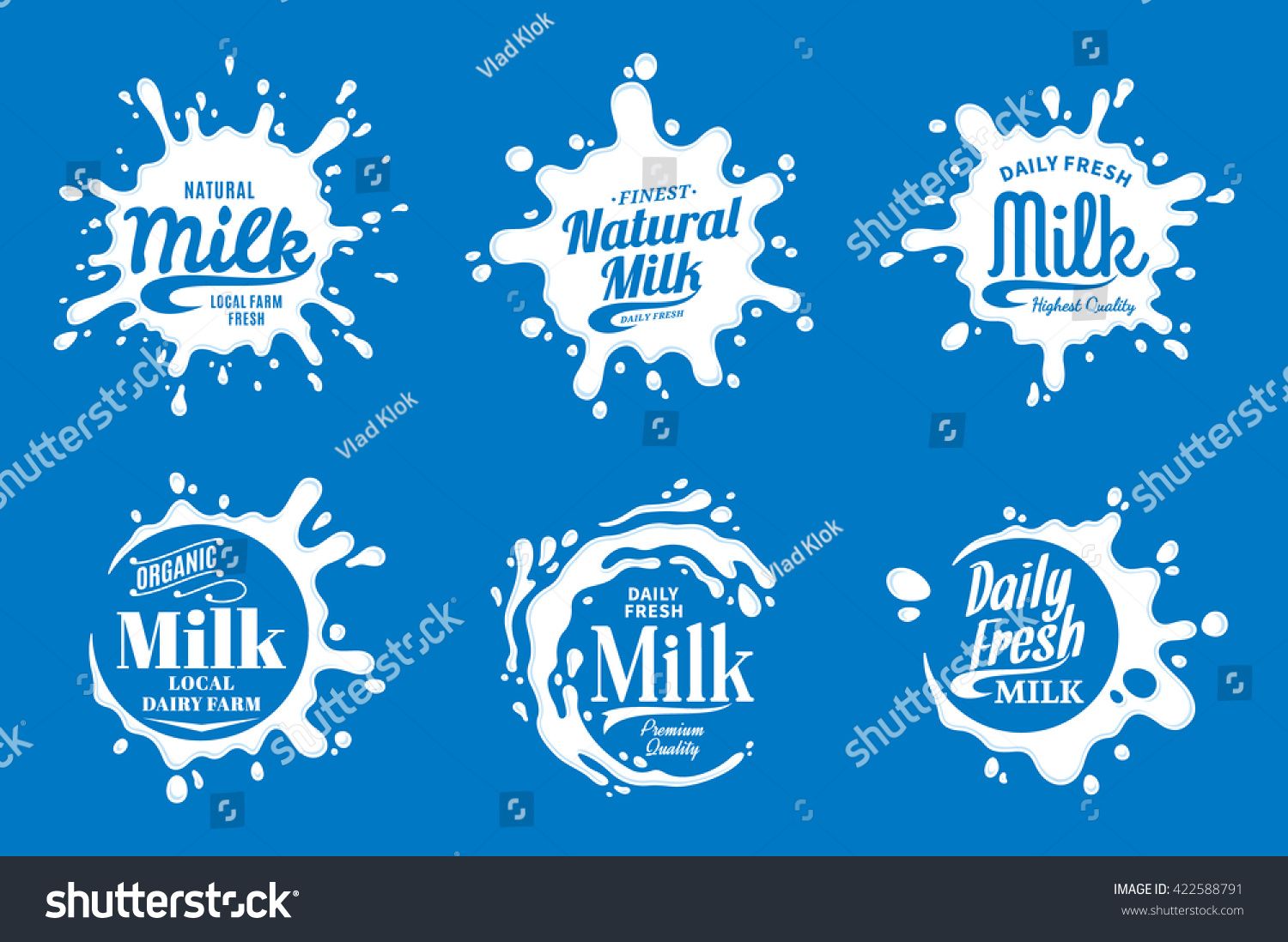 1500x1098 Vector Milk, Yogurt Or Cream Logo, Icons And Splashes