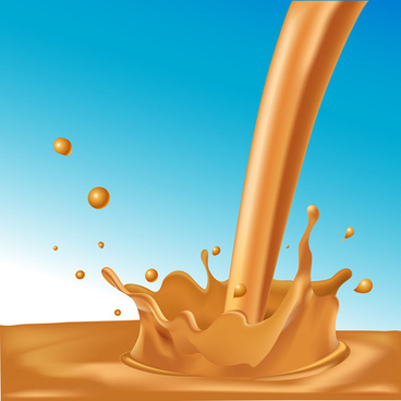 368x368 Milk Splash Free Vector Download