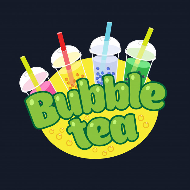 626x627 Bubble Tea Concept Logo Vector Premium Download