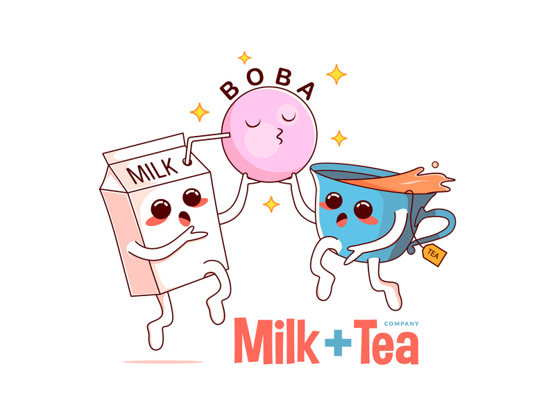 800x600 Milk + Tea Illustration