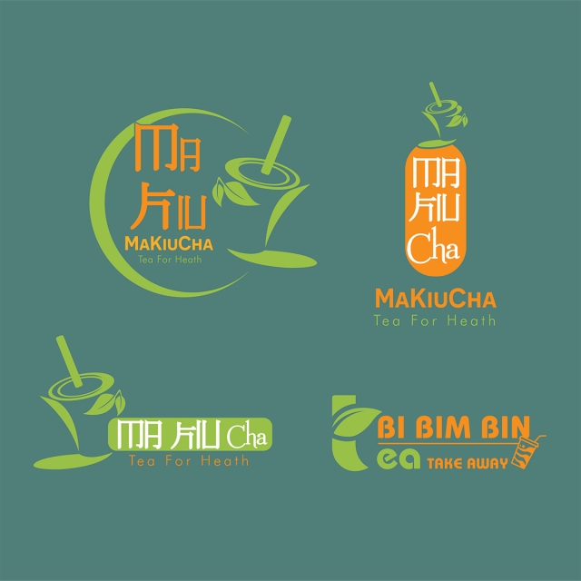 640x640 Vector Logo Milk Tea Fresh Drink Collection Template For Free