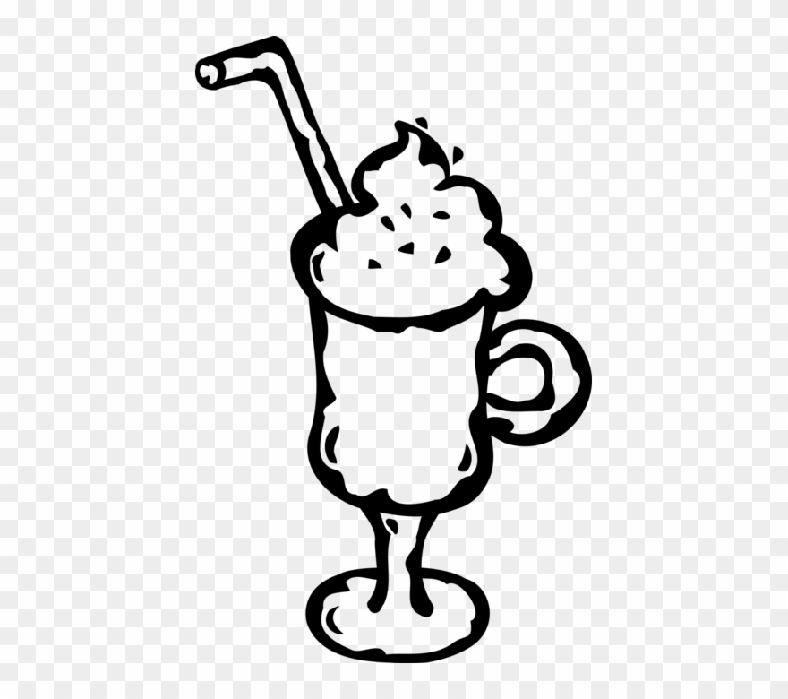 880x780 Vector Illustration Of Dessert Milkshake Drink With Clipart