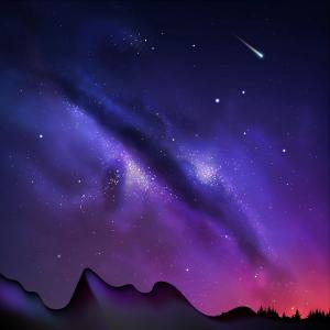 Milky Way Painting at PaintingValley.com | Explore collection of Milky ...