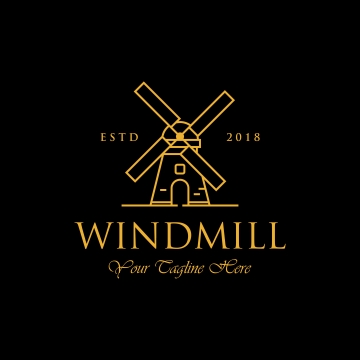 360x360 Mill Vector, Free Download Wind Mill, Water Mill, Mille Feuille