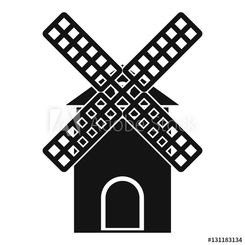 500x500 Mill Icon Simple Illustration Of Mill Vector Icon For Web