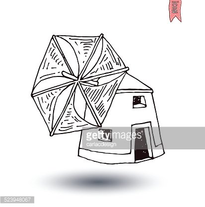 413x417 Wind Mill Vector Premium Clipart