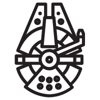 200x200 Millenium Falcon Icons