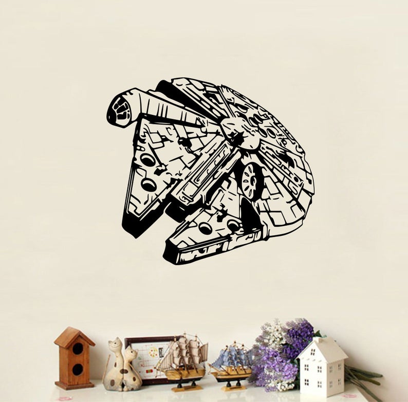 794x784 Star Wars Millennium Falcon Vector Clipart Pdf Png Dxf Etsy