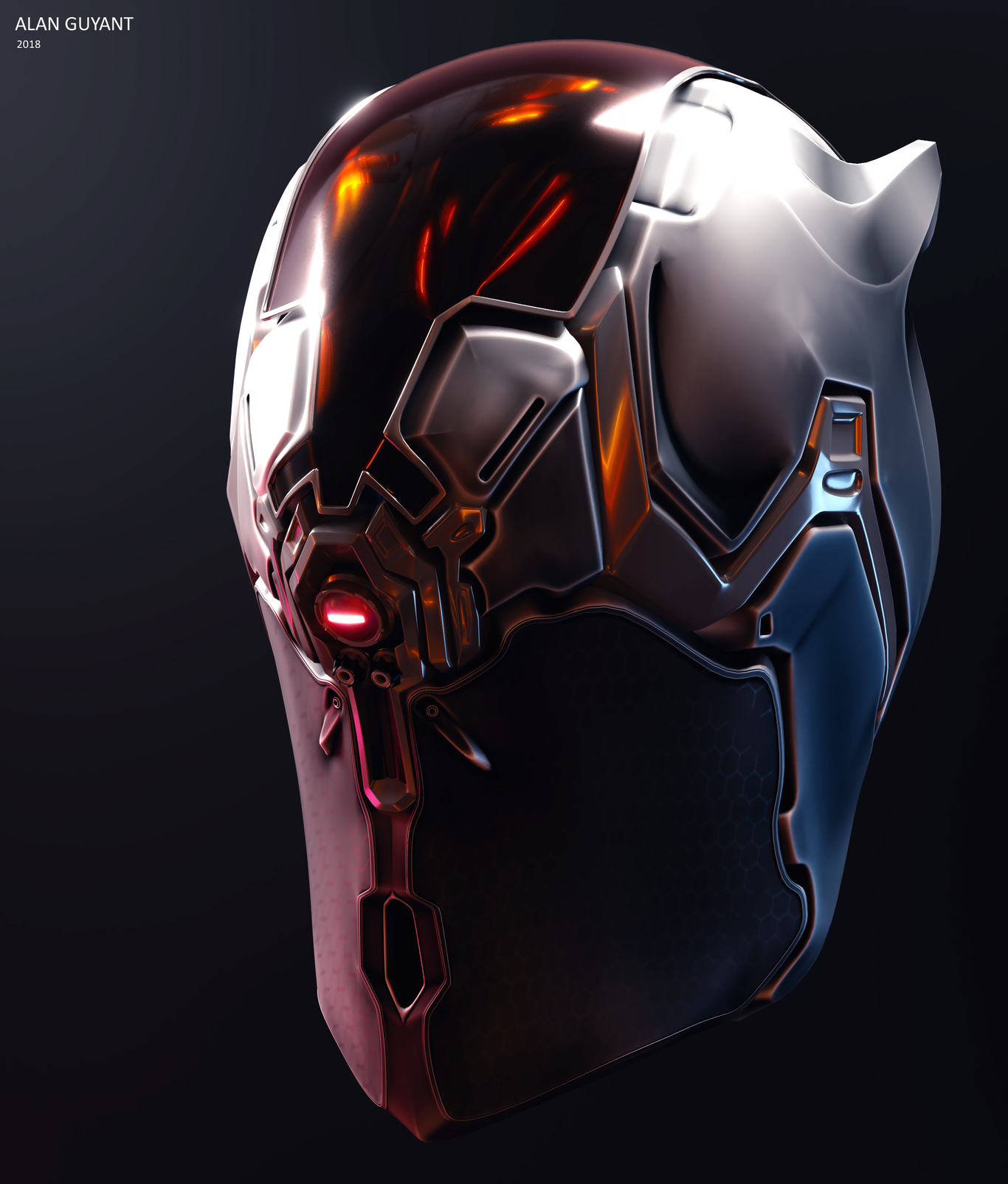 Robotic Helmet 1366x1605 Robotic Helmet