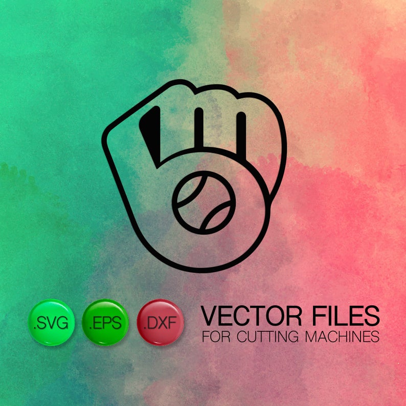 794x794 Off Milwaukee Brewers Logo Cutting Brewers Etsy