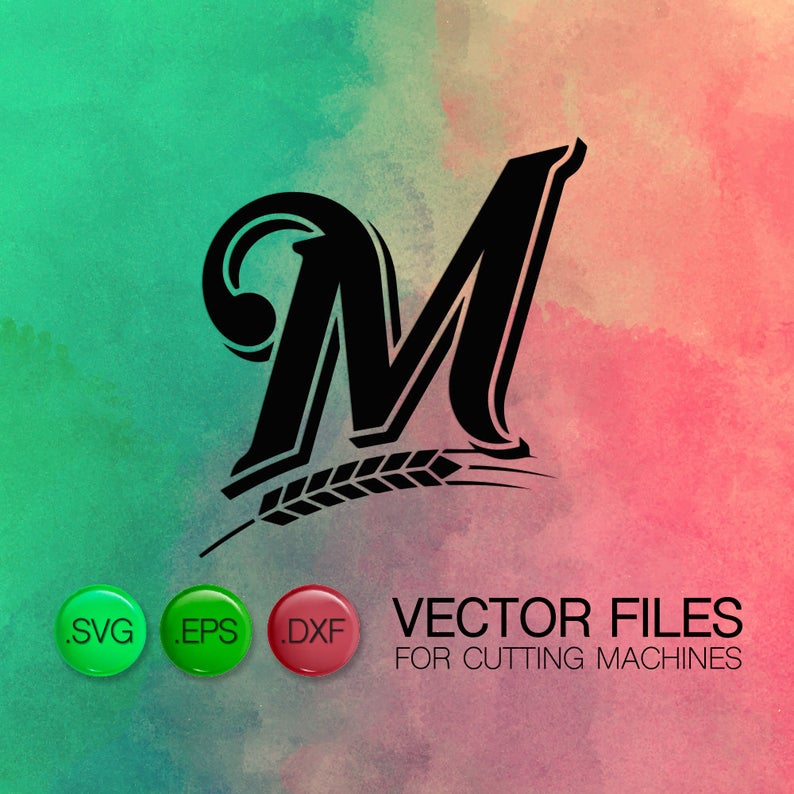 794x794 Off Milwaukee Brewers Logo Cutting Brewers Mlb Etsy