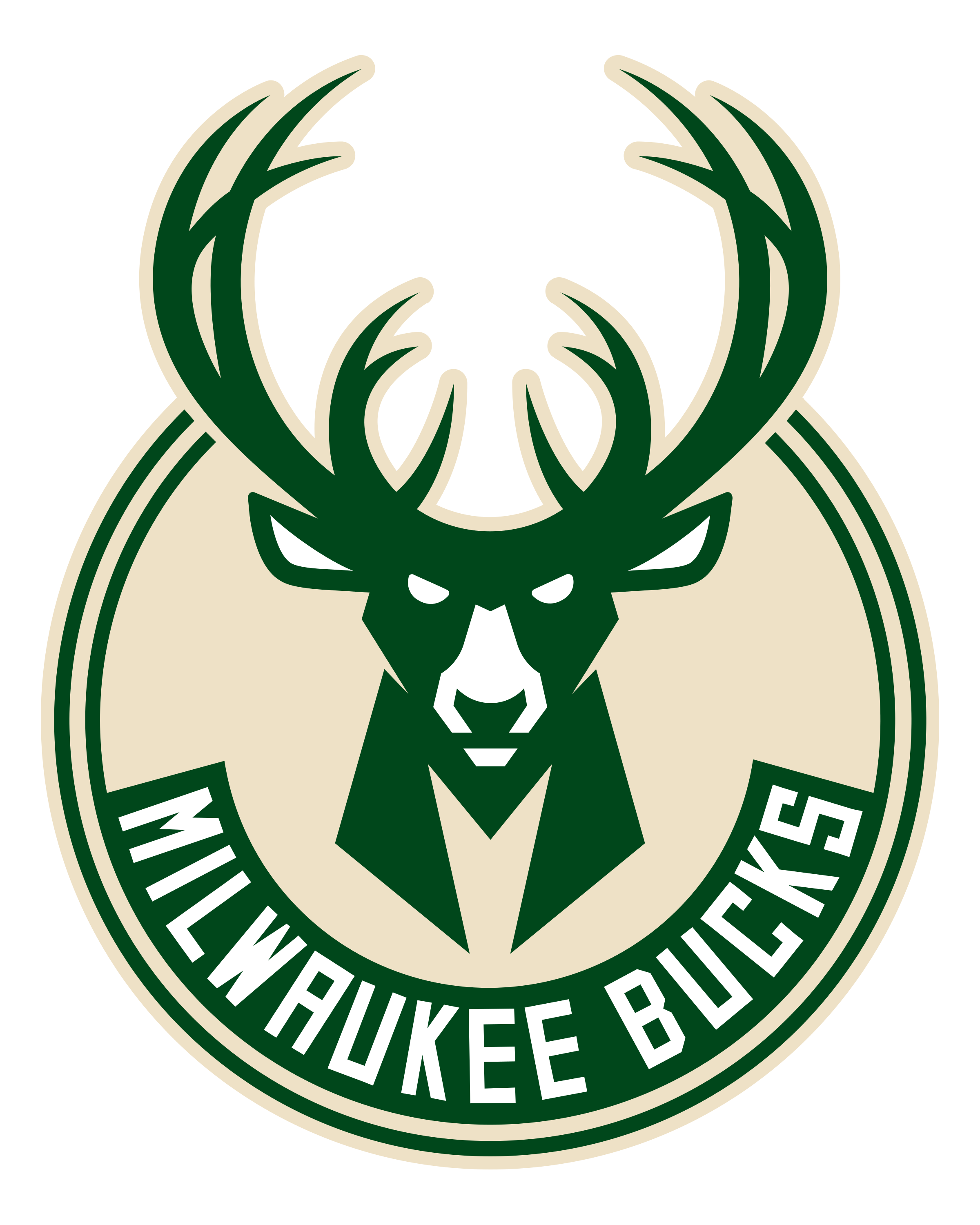 2400x3000 Milwaukee Bucks Logo Png Transparent Vector