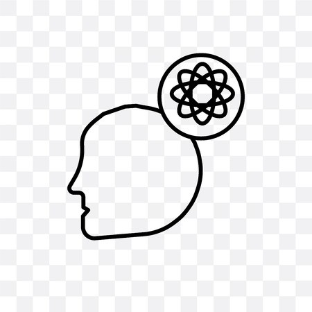 450x450 Mind Vector Icon Isolated On Transparent Background, Mind Logo