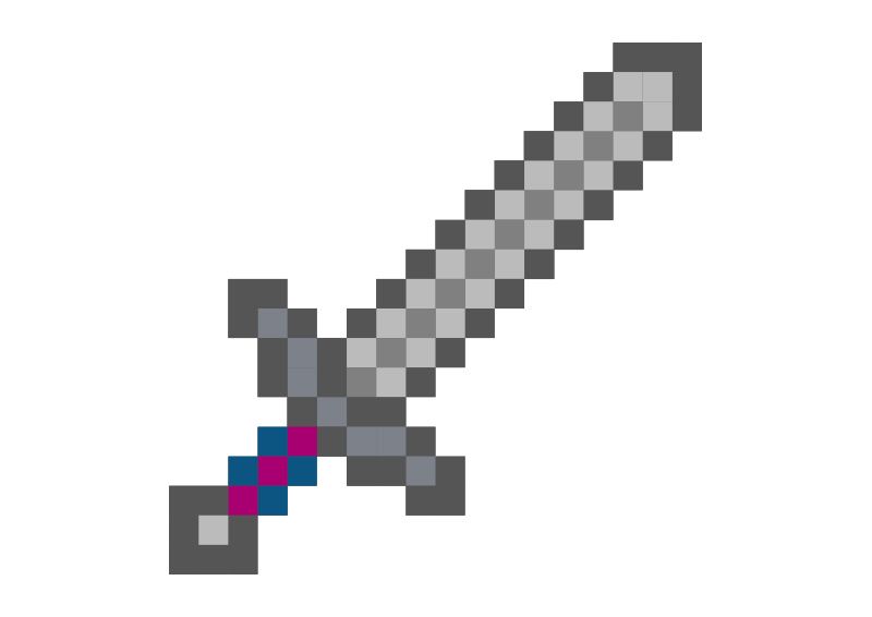 Pixel Art Sword Vector 800x566 Pixel Art Sword Vector