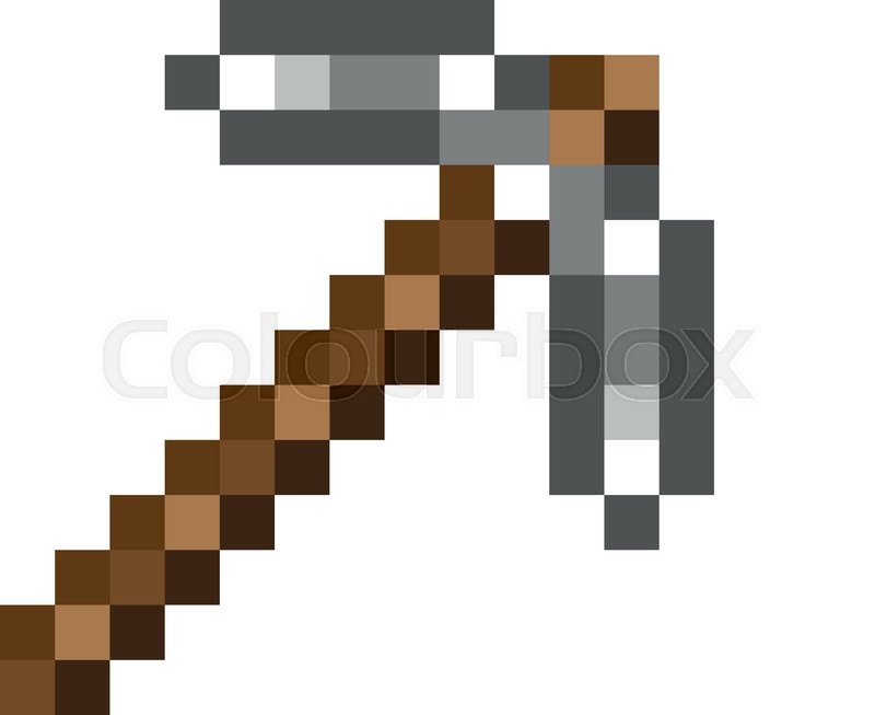 Minecraft Pick Axe For Construction Stock Vector Colourbox 800x653 Minecraft Pick Axe For Construction Stock Vector Colourbox