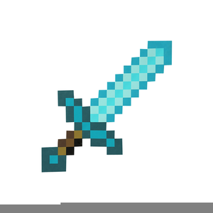 Diamond Sword Minecraft Free Images 300x300 Diamond Sword Minecraft Free Images