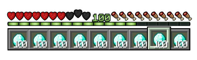 Minecraft Vector Hud Elements And Diamond! Boomrocker 649x200 Minecraft Vector Hud Elements And Diamond! Boomrocker
