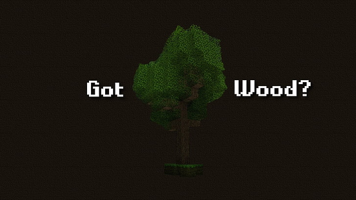 Hd Wallpaper Green Tree Vector Art, Minecraft, Video Games 728x409 Hd Wallpaper Green Tree Vector Art, Minecraft, Video Games