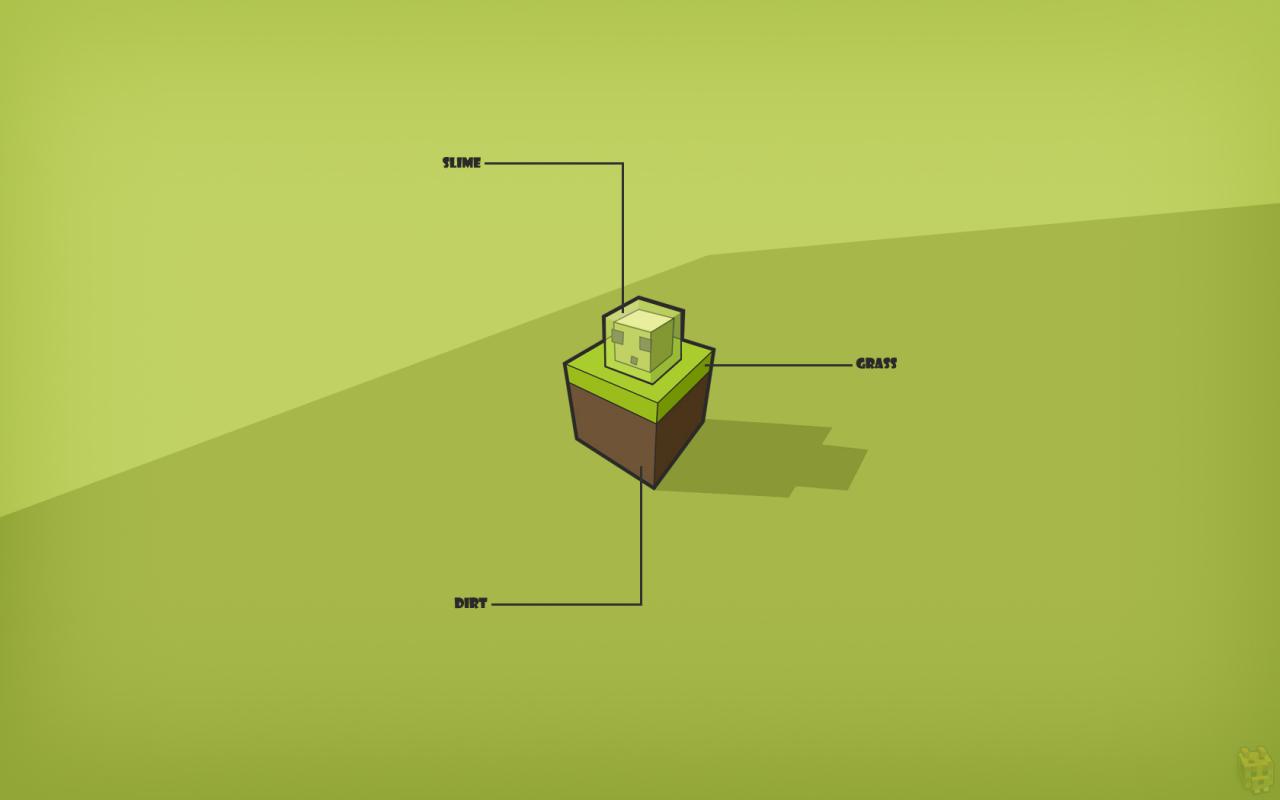 Minecraft Slime 1280x800 Minecraft Slime