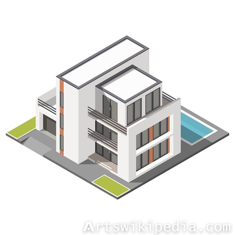 Vector Isometric Apartment In Vector Arts Isometric 800x800 Vector Isometric Apartment In Vector Arts Isometric