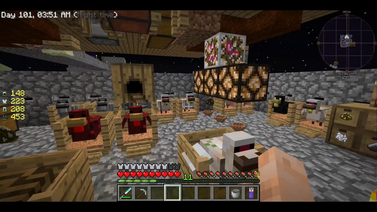 1280x720 Jarycu Plays Sky Factory Vector Plates The Mob Farm