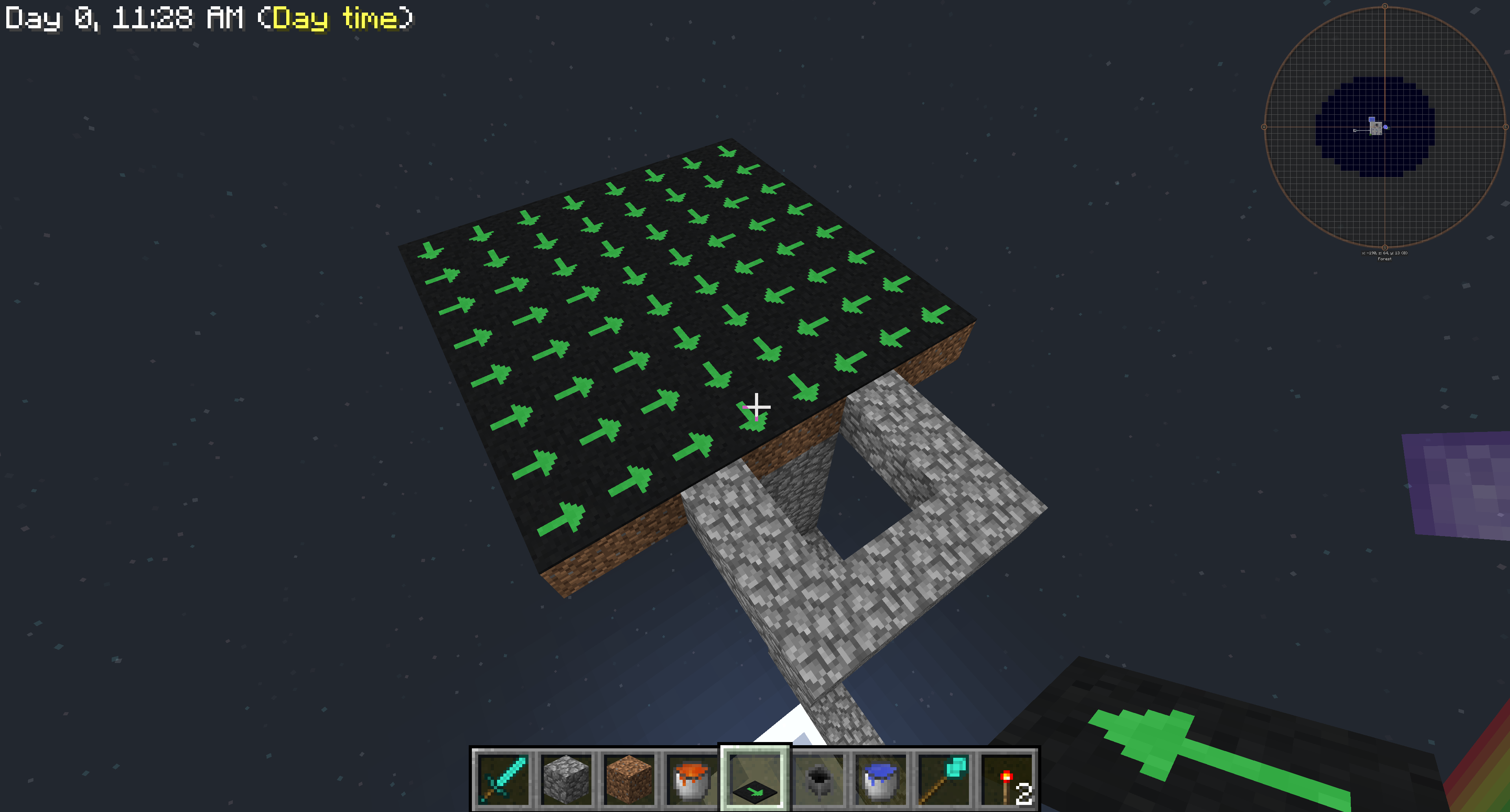 3840x2066 Minecraft Ftb Sky Factory Basic Mob Farm