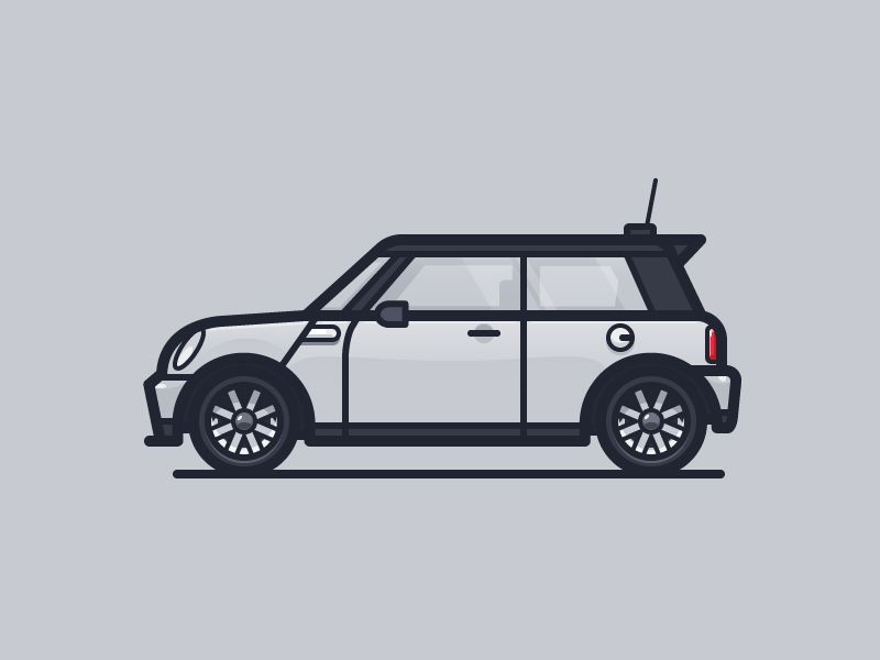 800x600 Mini Cooper Mini Cooper Mini Driver, Car Vector, Flat