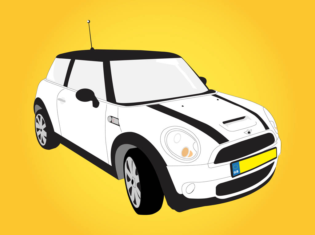 1024x765 Mini Cooper Graphics Vector Art Graphics