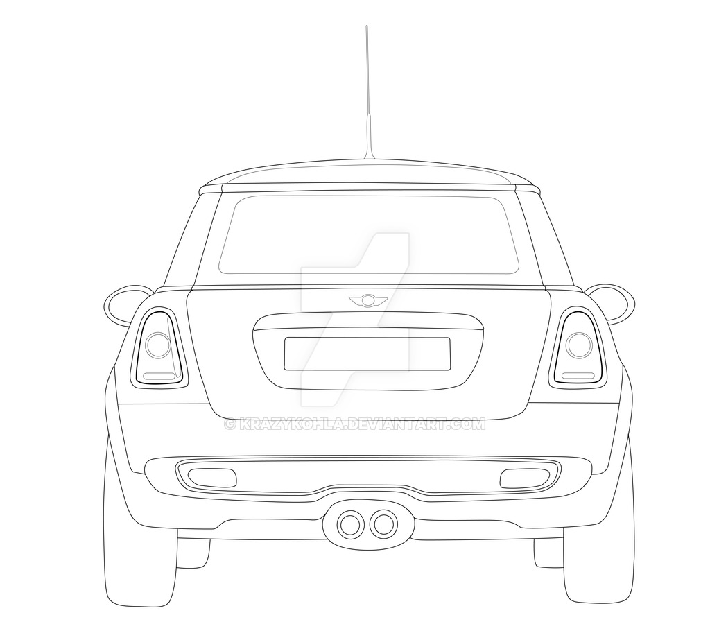 1024x923 Mini Cooper Vector