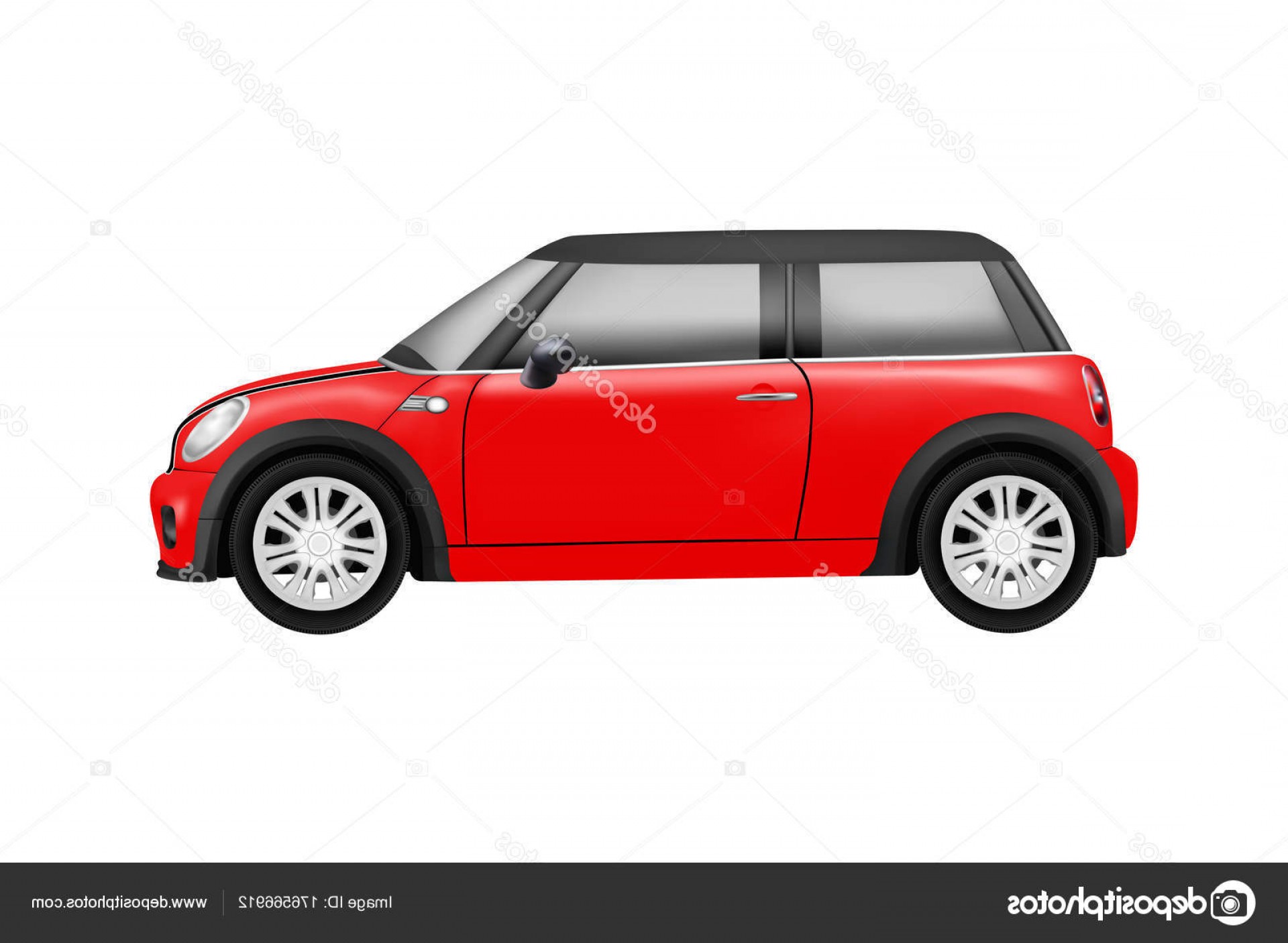 1920x1407 Stock Illustration Realistic Model Mini Car Vector Soidergi