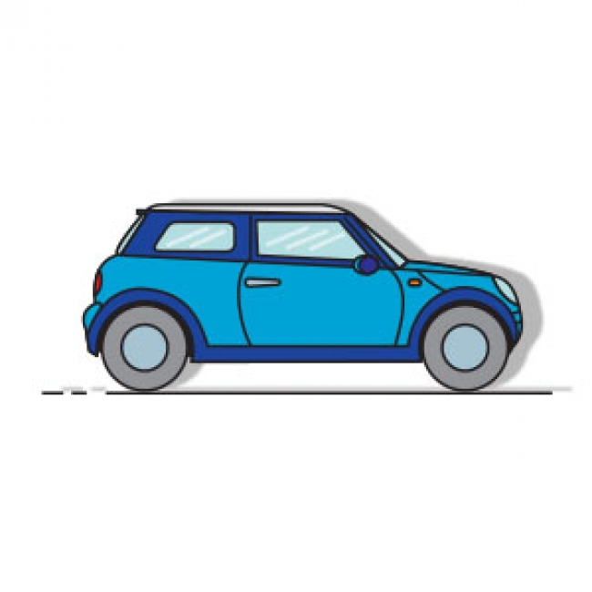650x650 Free Vectors Simple Mini Cooper