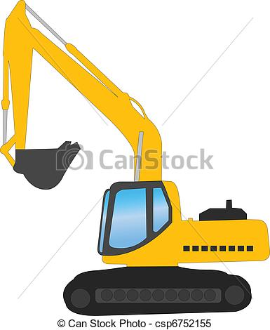 Mini Excavator Clipart 385x470 Mini Excavator Clipart