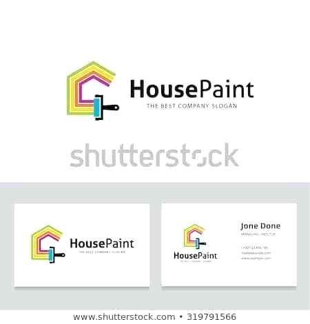 Card House Template Painters Logo Vector Mini Cardboard 450x470 Card House Template Painters Logo Vector Mini Cardboard