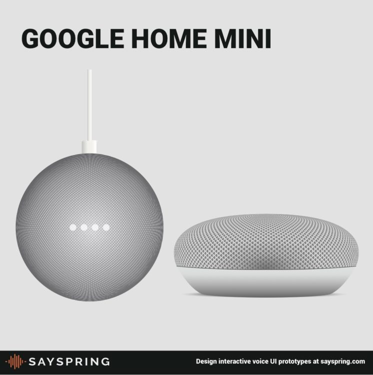 747x750 Google Home Mini Vector