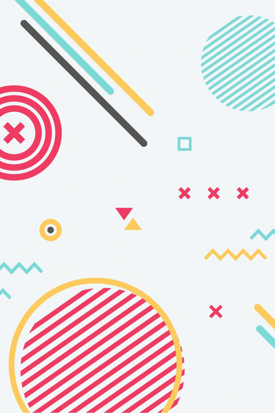 960x1440 Minimalistic Geometric Grey Vector Abstract Graphic Background