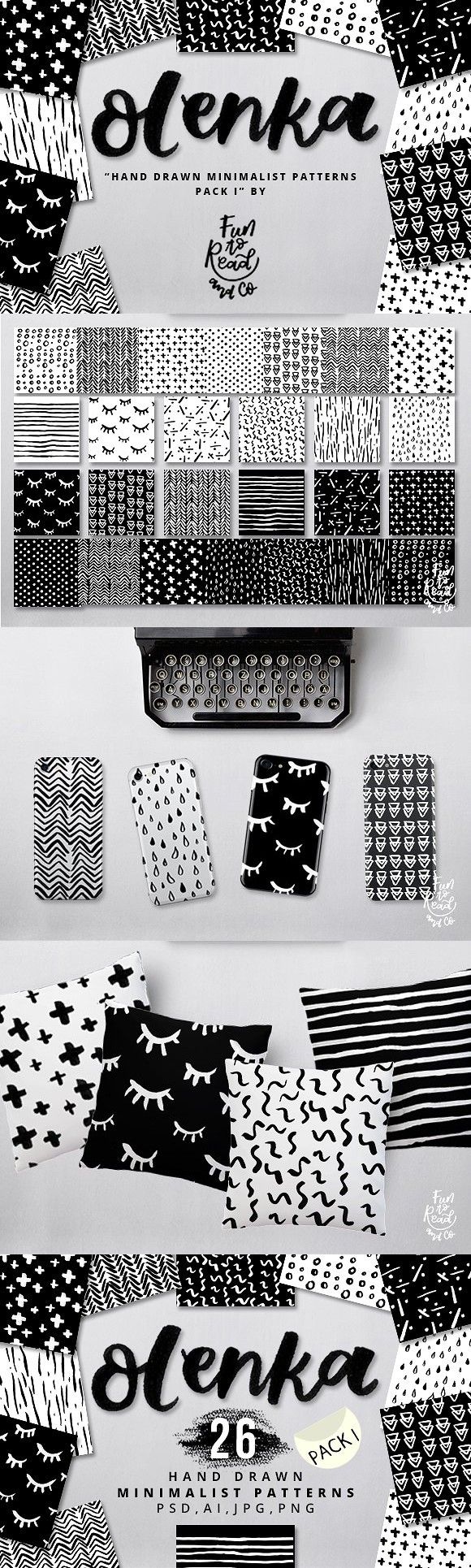 580x1930 Hand Drawn Minimalist Patterns Handmade Design Minimalist