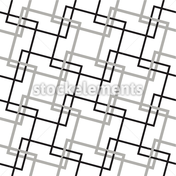 600x600 Geometric, Minimalist Pattern With Intersecting Squares