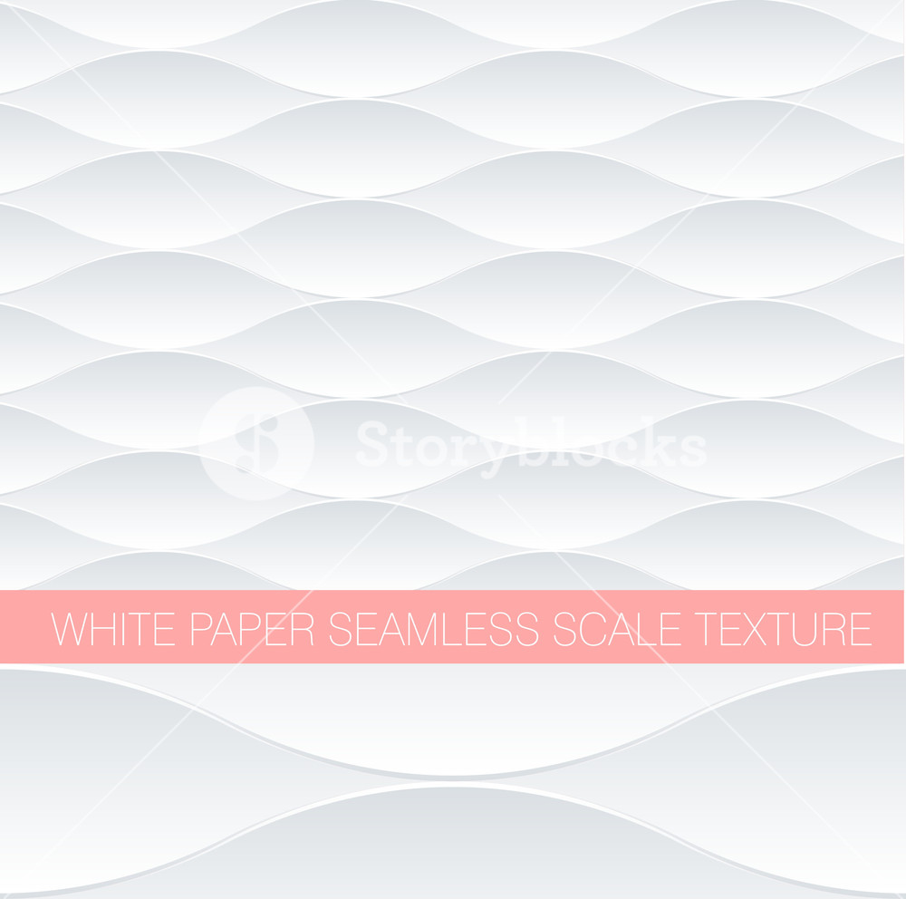 1000x992 Paper White Fish Scale Seamless Pattern Minimalist Vector