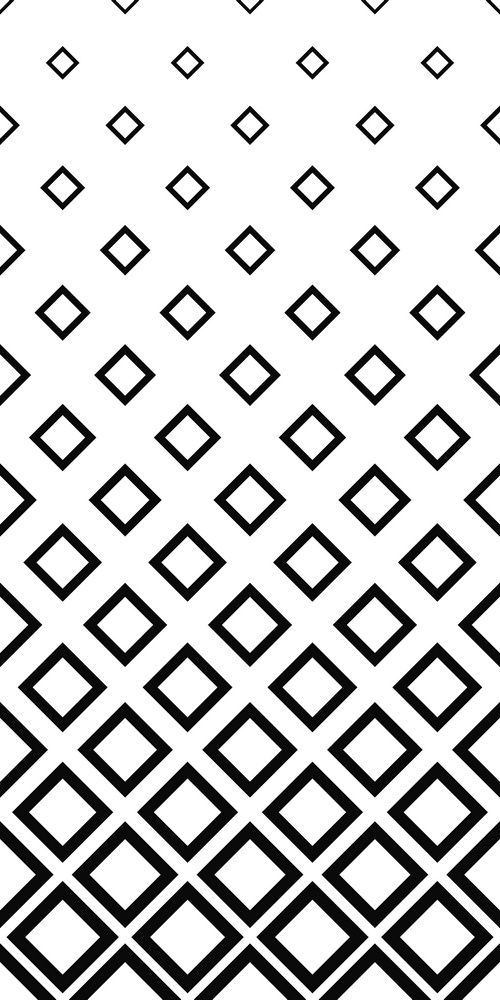 500x1000 Seamless Monochrome Square Pattern Background Pattern X Print