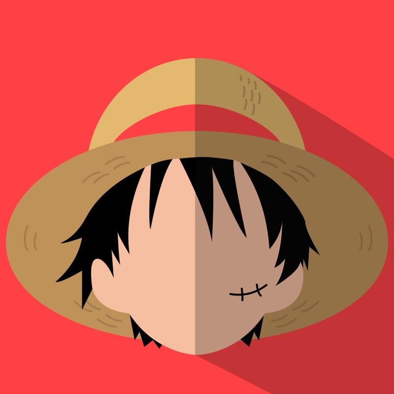 800x800 Here's A Minimalist Vector Of Luffy That I Sketched Up I Plan