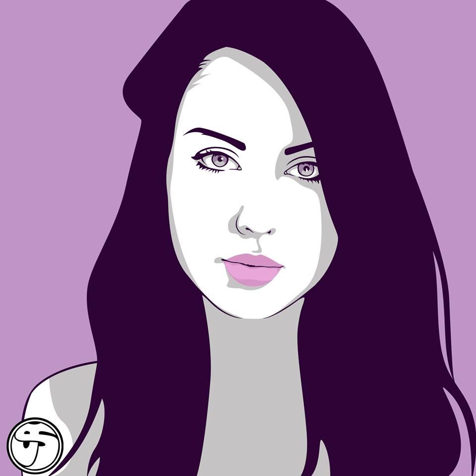 960x960 Minimalist Vector Portrait