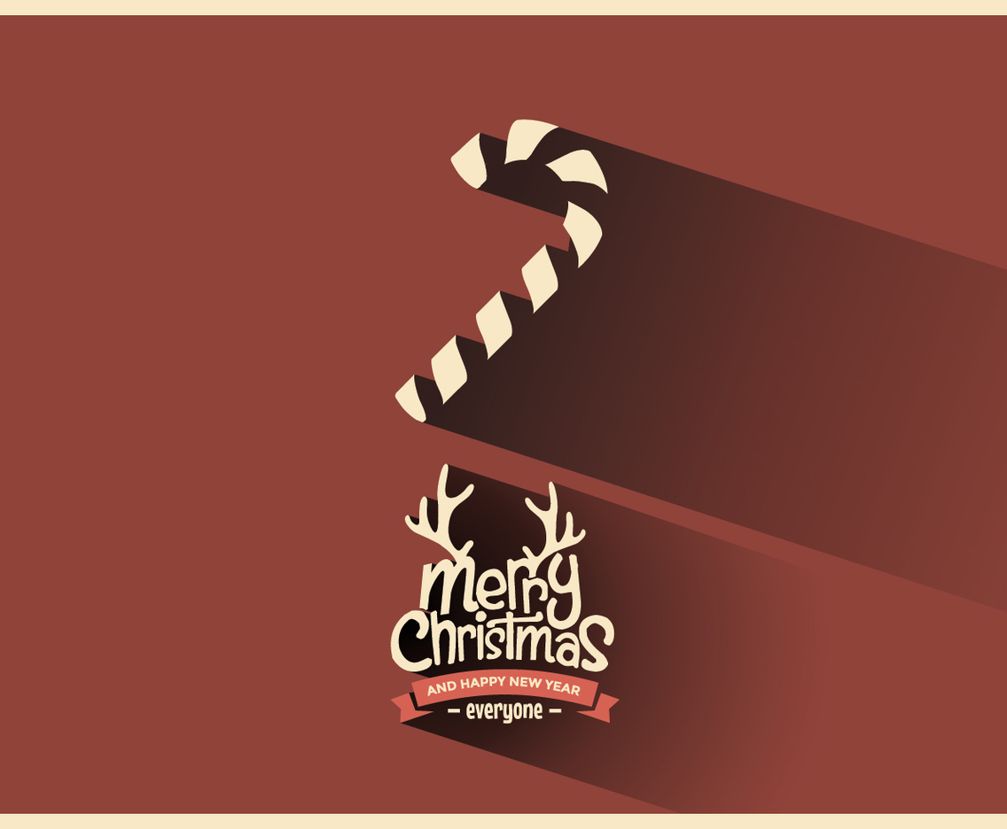 1136x936 Candy Cane Minimalist Vector Vector Art Graphics