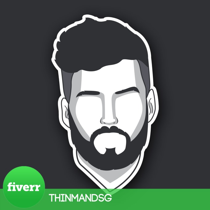 680x680 Design Minimalist Vector Avatar Of You