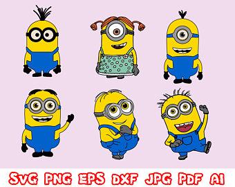 Minions Vector Etsy 340x270 Minions Vector Etsy