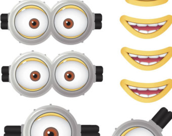 340x270 Minion Eye Clipart Black And White